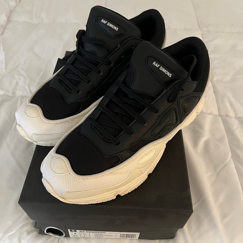 Raf Simons Black and White Sneakers